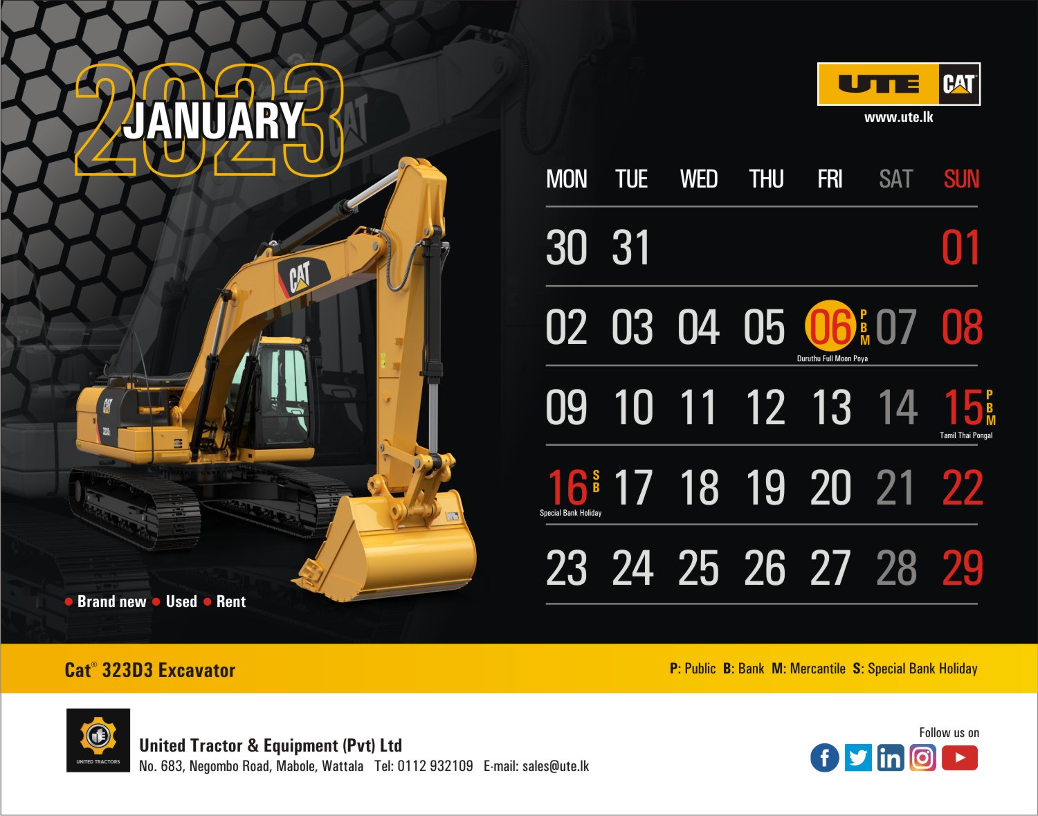 Download CalendarUnited Tractor & Equipment (Pvt) Ltd. Sri Lanka